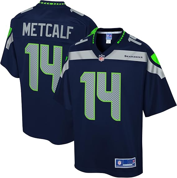 Men's DK Metcalf College Navy Seattle Seahawks Big & Tall Pro Line Jersey