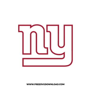 New York Giants red and blue lowercase “ny” logo.