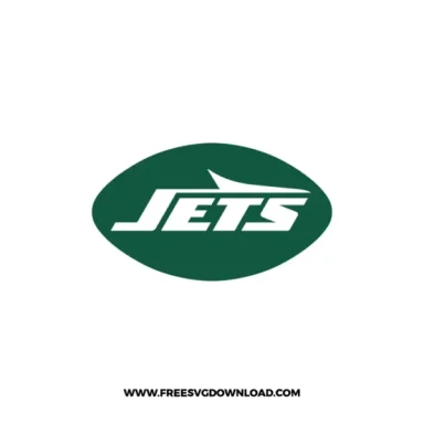 New York Jets logo featuring “JETS” text with a small football icon.
