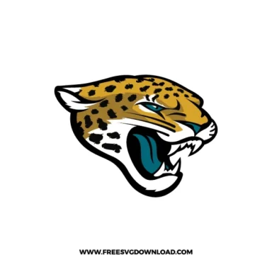 Jacksonville Jaguars logo with a snarling jaguar head.