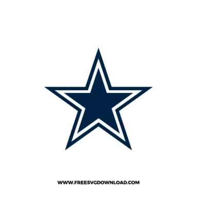Dallas Cowboys navy blue star logo.
