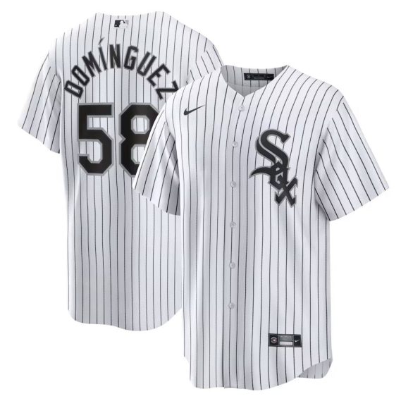 Chicago White Sox Seranthony Domínguez Nike White Home Replica Jersey