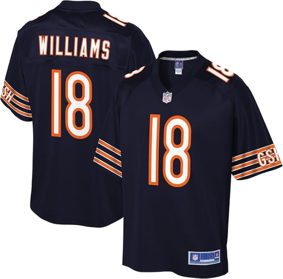 Chicago Bears Caleb Williams #18 Jersey