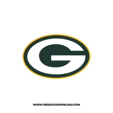 Green Bay Packers “G” oval logo in green and yellow.