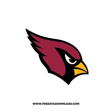 Arizona Cardinals red bird head logo.