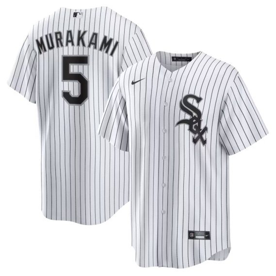 Chicago White Sox Munetaka Murakami Nike White Home Replica Jersey